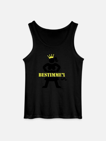 Bestimmerin_2C - Gildan Männer Tank Top - Schwarz