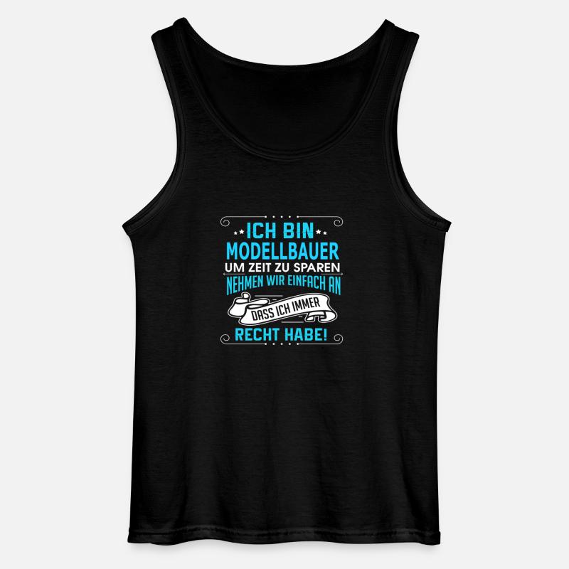 MODELLBAUER - Gildan Männer Tank Top - Schwarz