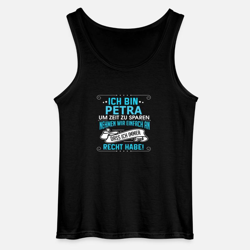 PETRA - Gildan Männer Tank Top - Schwarz