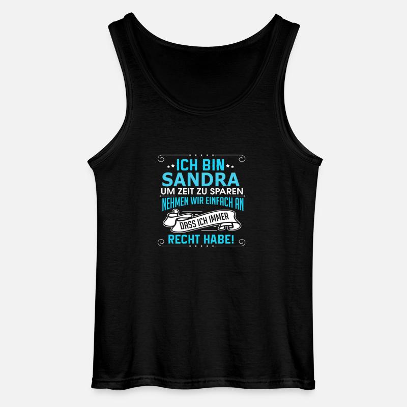 SANDRA - Gildan Männer Tank Top - Schwarz