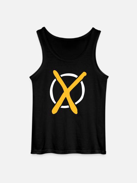 Election cross - Gildan Men’s Tank Top - black