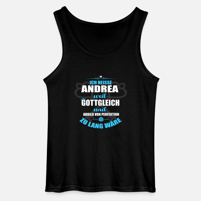 ANDREA-Geschenk - Gildan Männer Tank Top - Schwarz