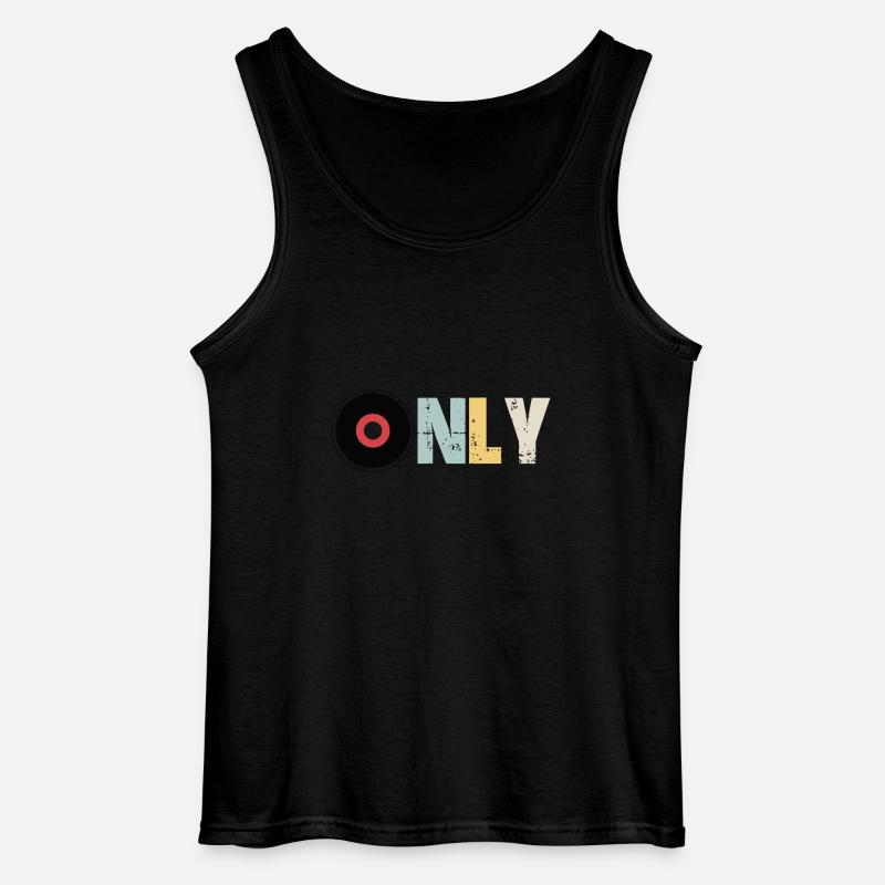 Vinyl Only - Gildan Männer Tank Top - Schwarz