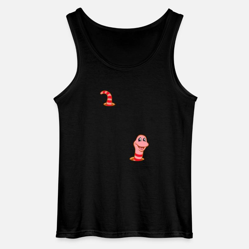 Orm i ormen - Gildan singlet for menn - svart