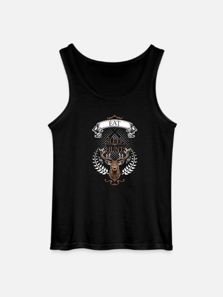 Eat, Sleep, Hunt! - Gildan Men’s Tank Top - black