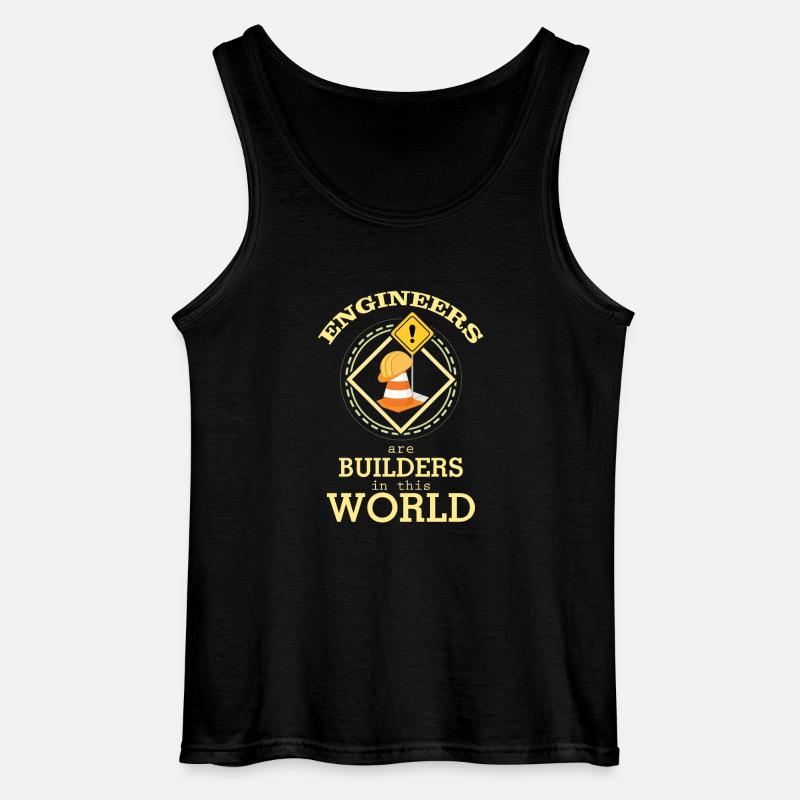 Bau Ingenieur - Gildan Männer Tank Top - Schwarz