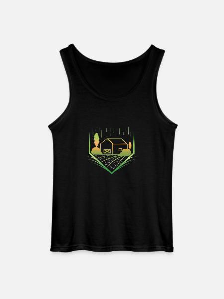 Farm farm - Gildan Men’s Tank Top - black