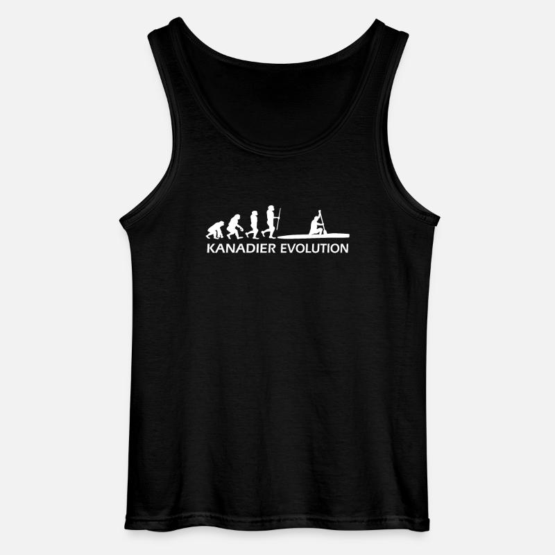 Kanadier Evolution Shirt - Gildan Männer Tank Top - Schwarz