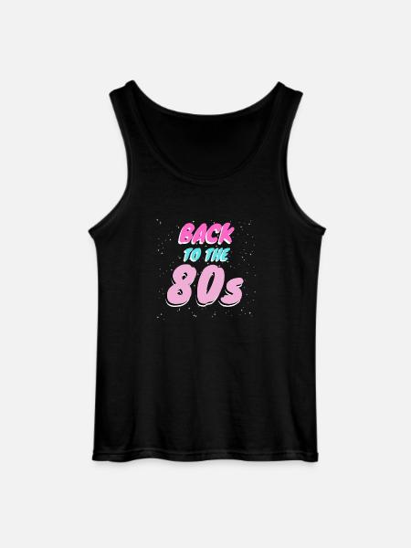 Experience retro feeling back to the 80s - Gildan Men’s Tank Top - black