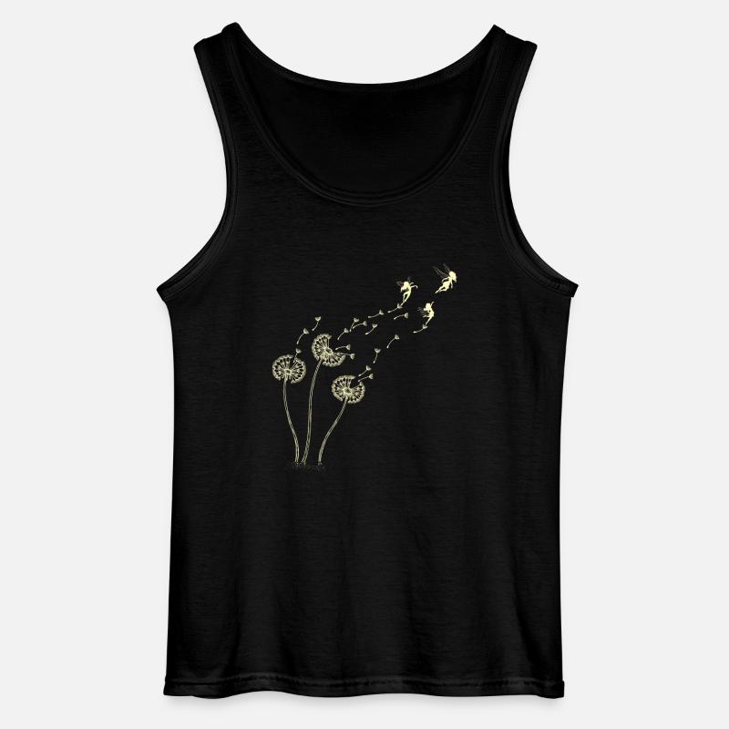 Löwenzahn Elfe - Gildan Männer Tank Top - Schwarz