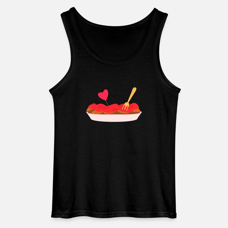 Currywurst - Gildan Männer Tank Top - Schwarz