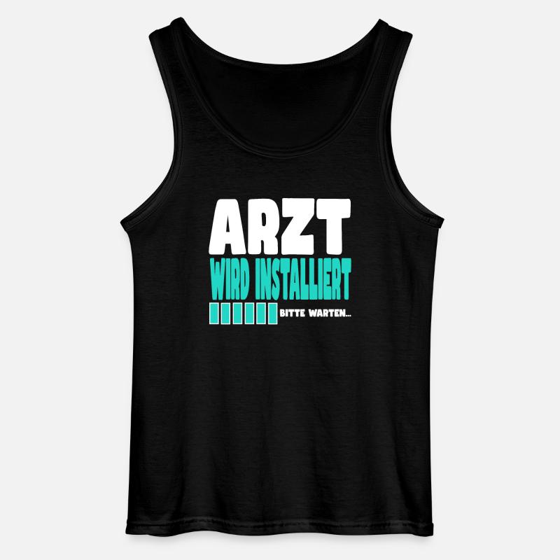 Arzt wird installiert - Gildan Männer Tank Top - Schwarz