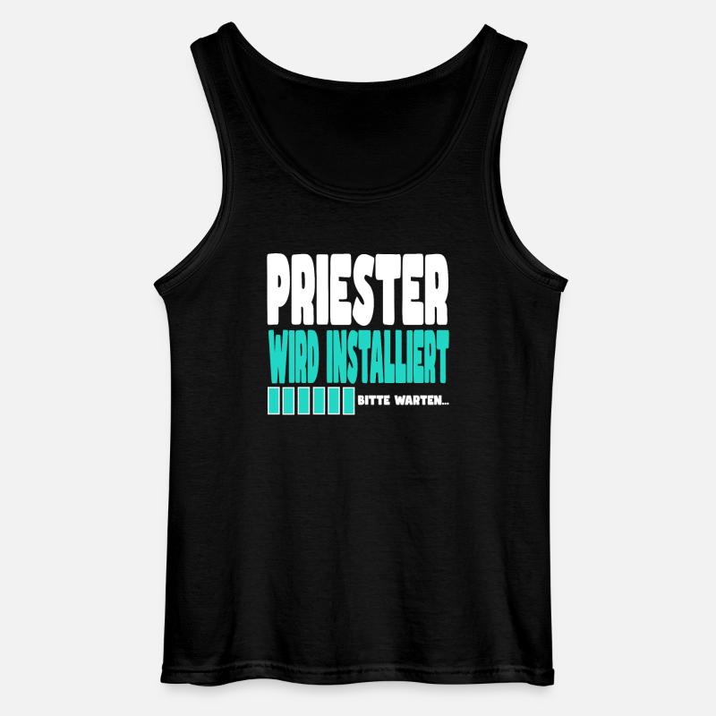 Priester wird installiert - Gildan Männer Tank Top - Schwarz
