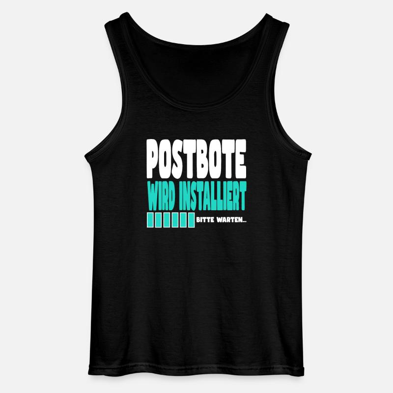 Postbote wird installiert - Gildan Männer Tank Top - Schwarz