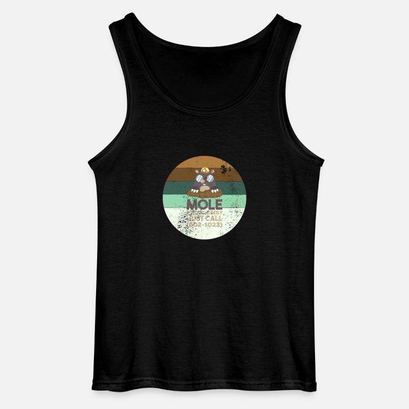 Chemistry Mole Problems - Gildan Men’s Tank Top - black