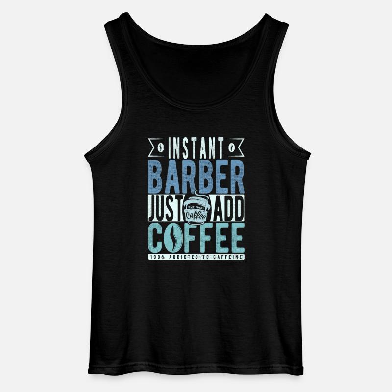 Buchalter Kaffee Spruch - Gildan Männer Tank Top - Schwarz