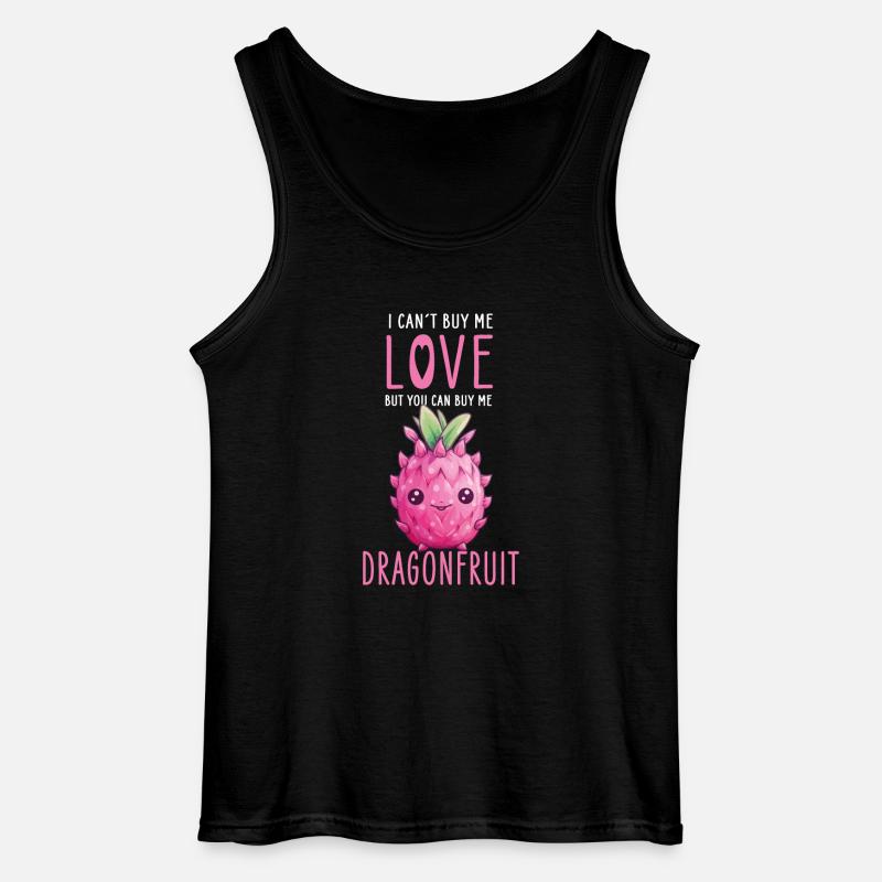 Dragonfruit Kawaii - Gildan Männer Tank Top - Schwarz