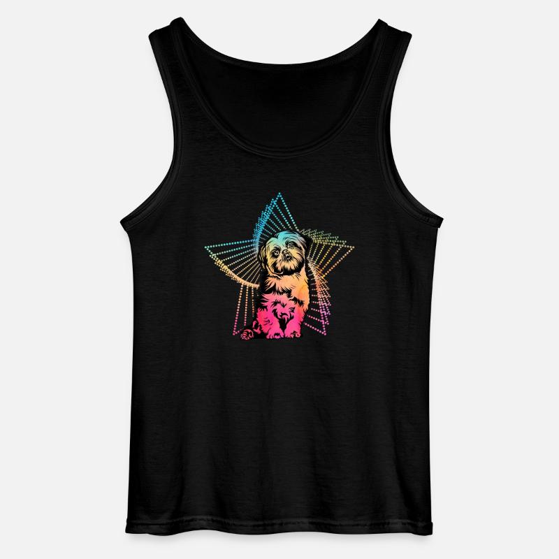 Shih Tzu - Gildan Männer Tank Top - Schwarz