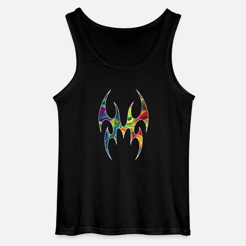 Alien Spider marmor - Gildan Männer Tank Top - Schwarz