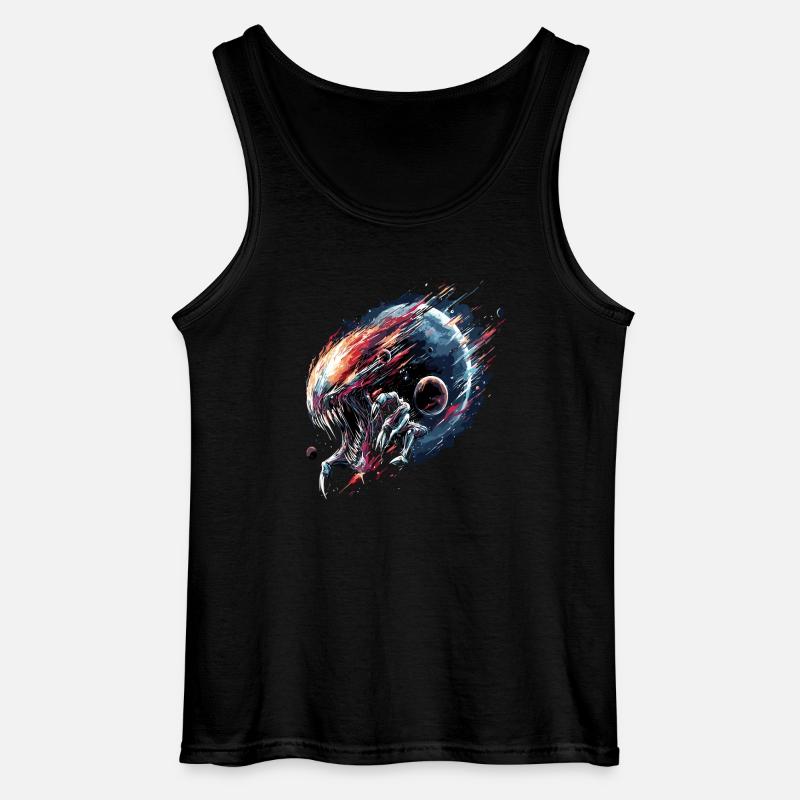 Alien Creature Planet Sci-Fi - Gildan Männer Tank Top - Schwarz