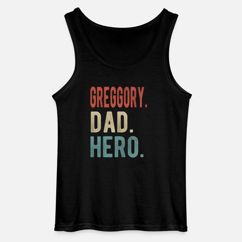 Greggory Papa Held - Gildan Männer Tank Top - Schwarz