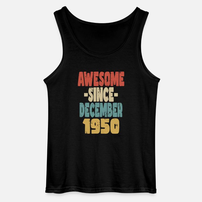 Fantastischer Dezember 1950 - Gildan Männer Tank Top - Schwarz