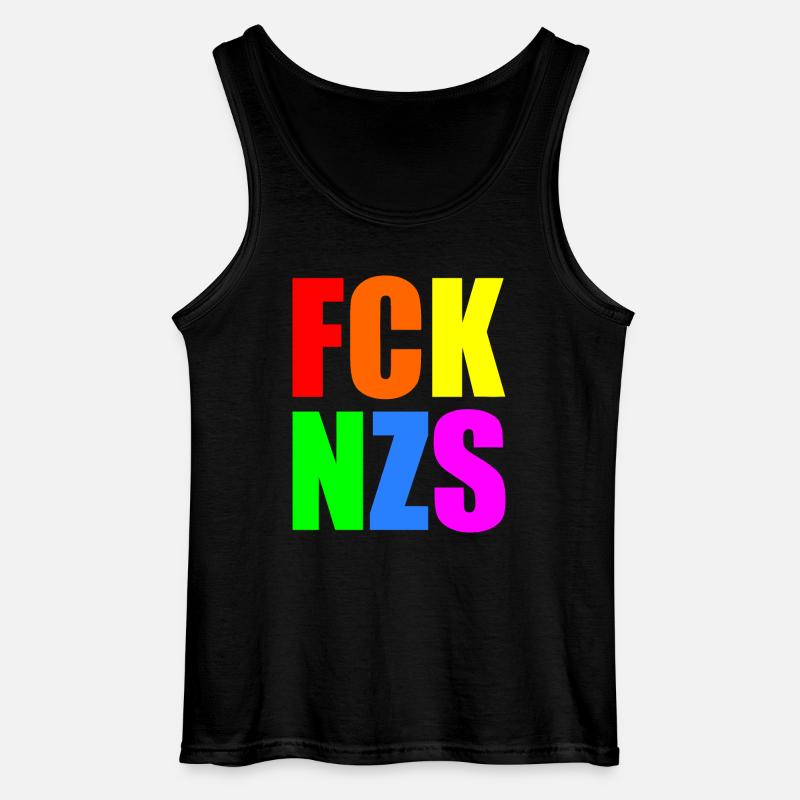 Fck nzs - Gildan Männer Tank Top - Schwarz