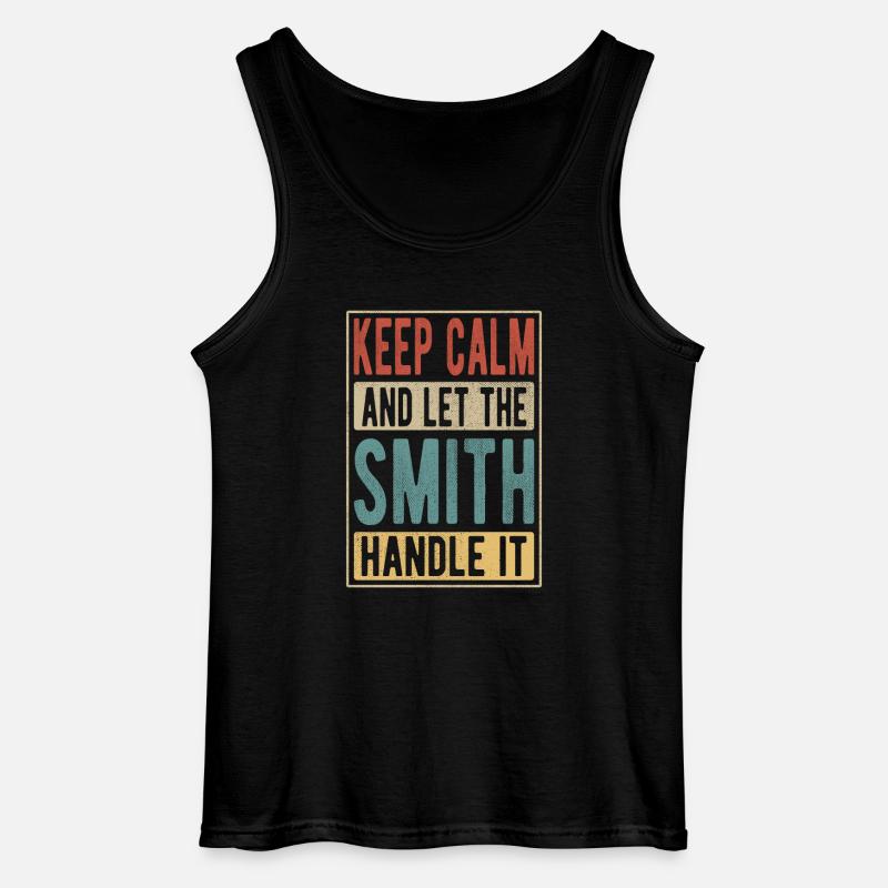 Smith Retro Geschenk - Gildan Männer Tank Top - Schwarz