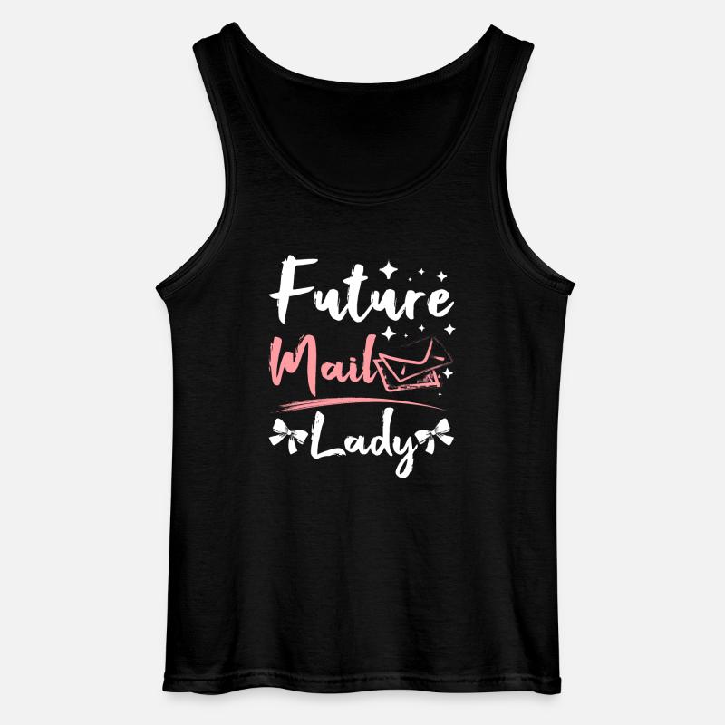 Future mail lady - Gildan Männer Tank Top - Schwarz