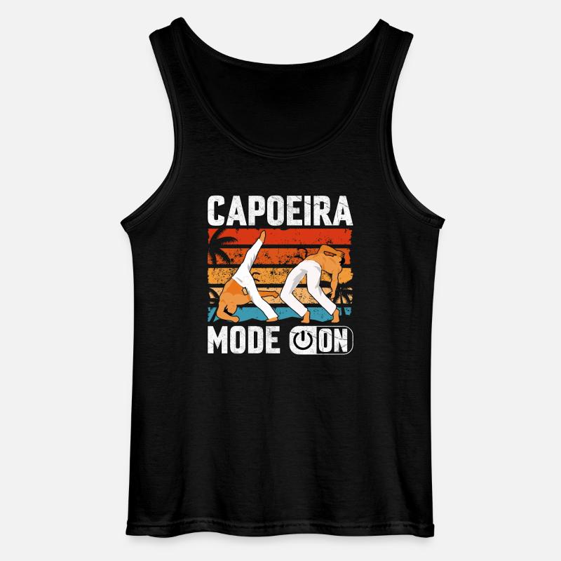 Capoeira-Modus Ein - Gildan Männer Tank Top - Schwarz