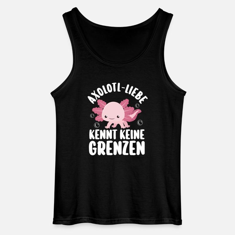 Axolotl - Gildan Männer Tank Top - Schwarz