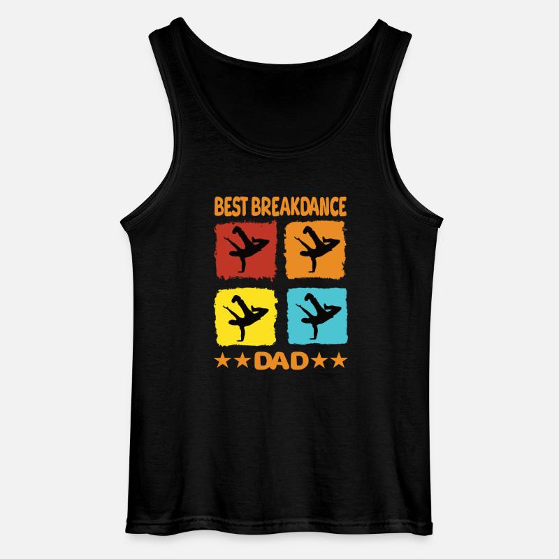 Best Breakdance Dad - Gildan Männer Tank Top - Schwarz