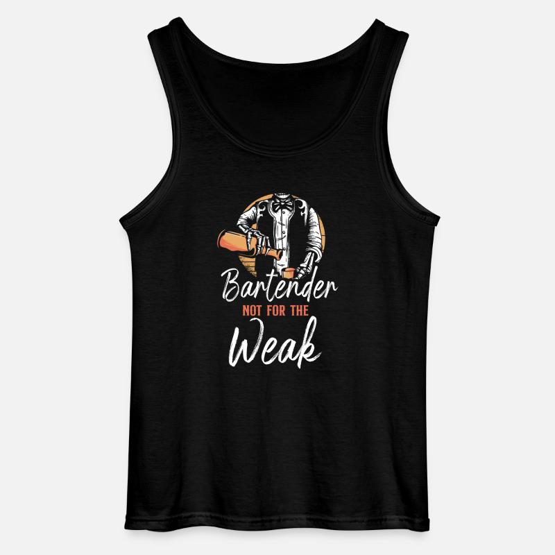 Bartender Mixologist Bartender Not - Gildan Männer Tank Top - Schwarz