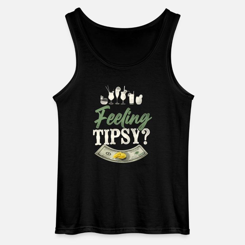 Bartender Mixologist Feeling - Gildan Männer Tank Top - Schwarz