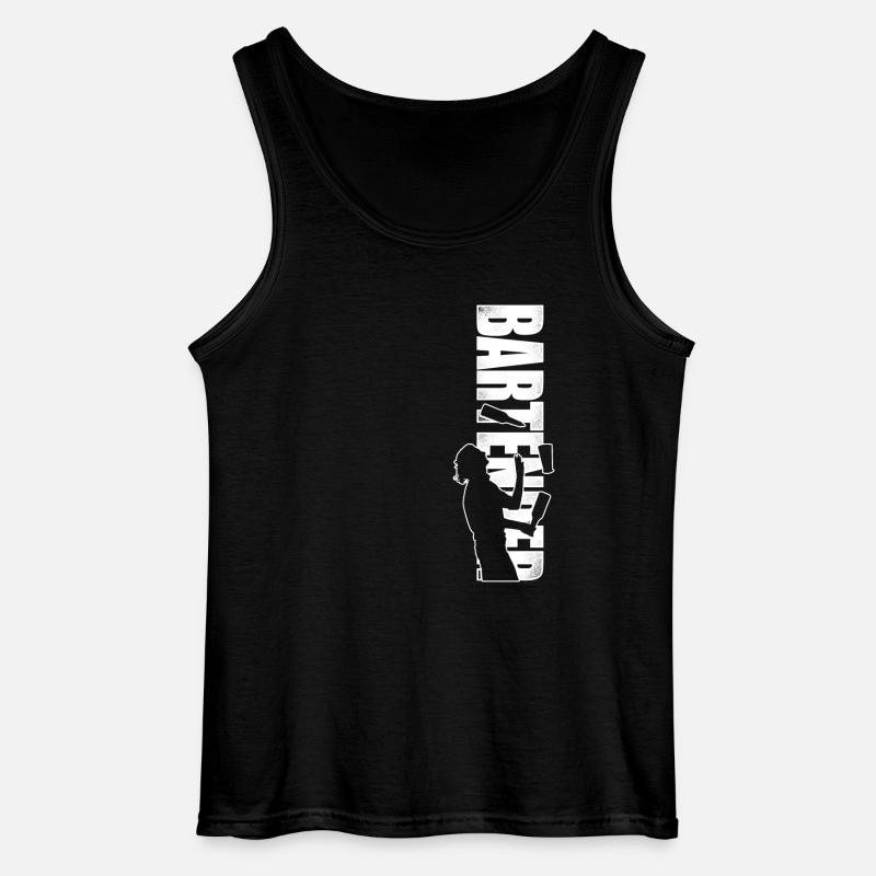 Bartender Mixologist Bartender - Gildan Men’s Tank Top - black