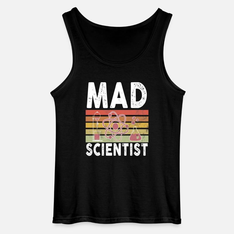 Mad Scientist - Gildan Männer Tank Top - Schwarz