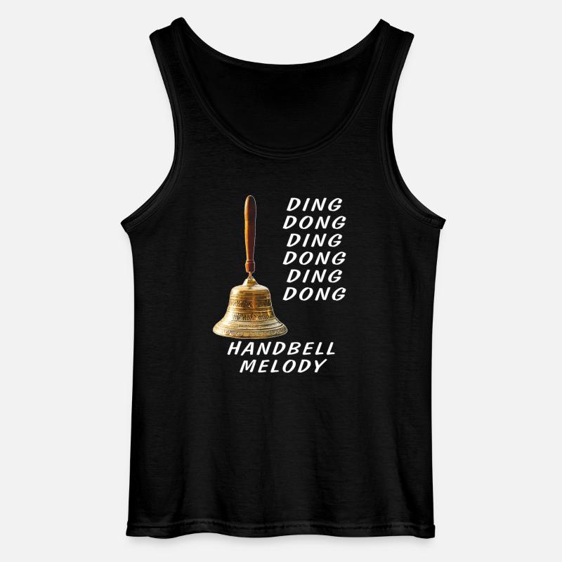 DING DONG HANDBELL MELODY - Gildan Männer Tank Top - Schwarz