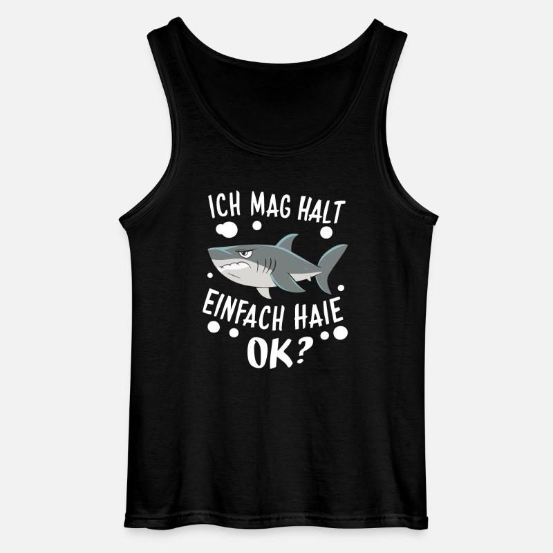 Requin Requin Requins Requin - Débardeur Gildan Homme - noir