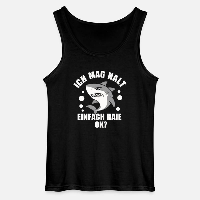 Requin Requin Requins Requin - Débardeur Gildan Homme - noir