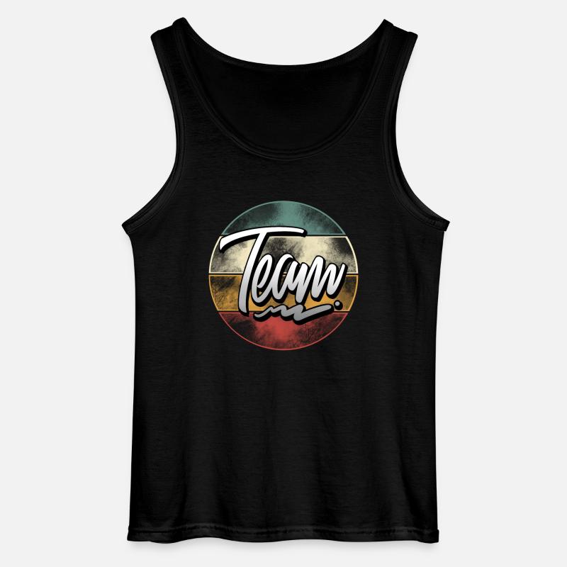 Team - Gildan Männer Tank Top - Schwarz