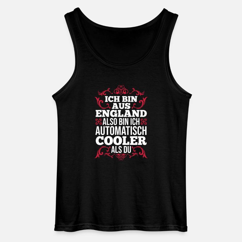 Großbritannien Engländer England - Gildan Männer Tank Top - Schwarz