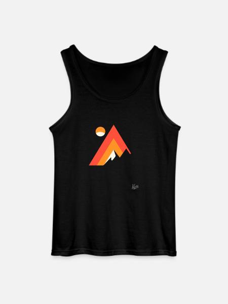 Mountain and nature - Gildan Men’s Tank Top - black