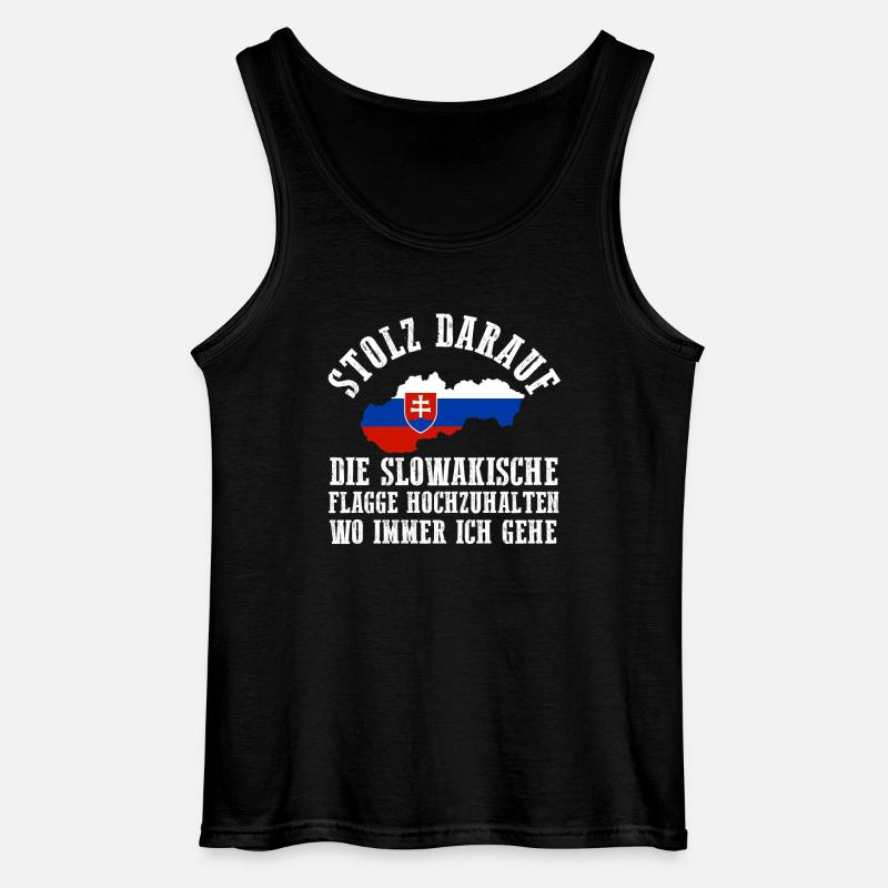 Slowaken Slowakei - Gildan Männer Tank Top - Schwarz