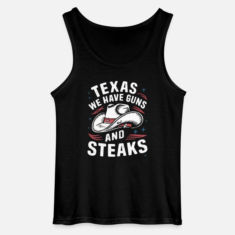 Texas State Texans Texas - Gildan Men’s Tank Top - black