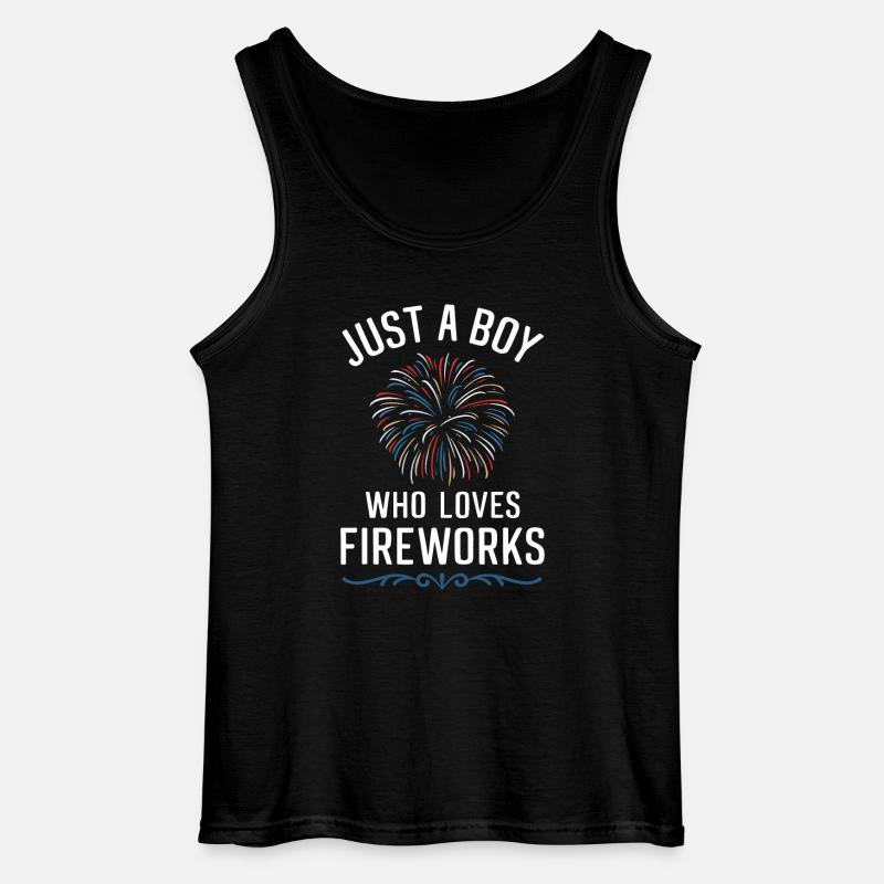 Pyrotechnics Fireworks Pyrotechnics - Gildan Men’s Tank Top - black