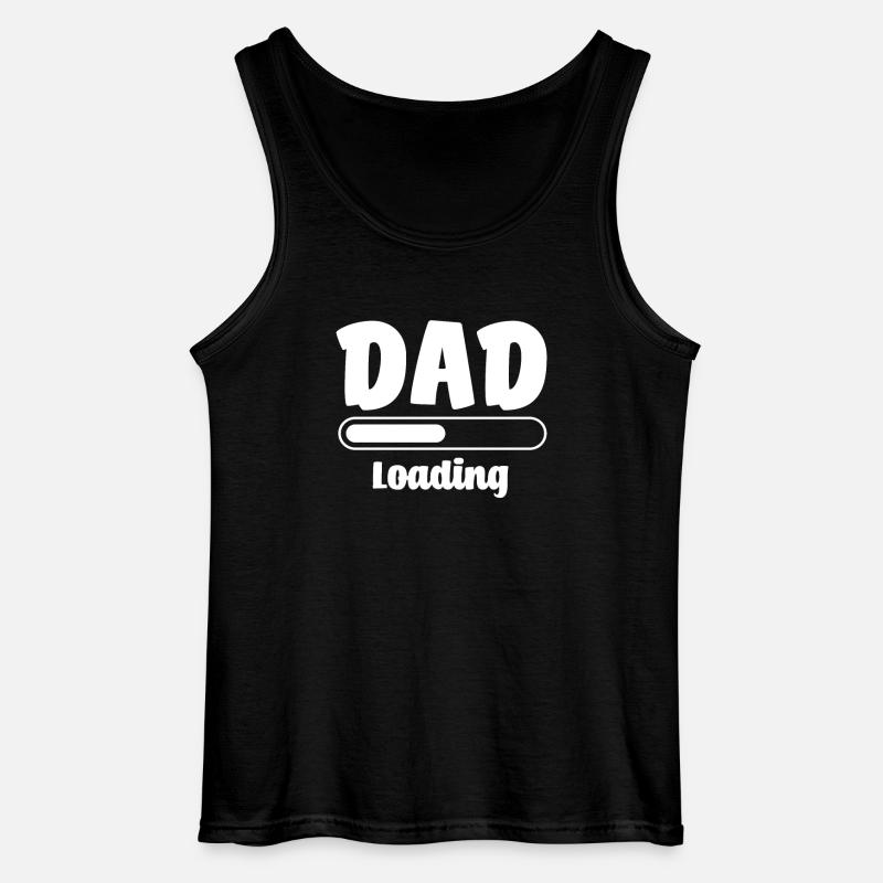 Dad 2023 Loading - Gildan Männer Tank Top - Schwarz