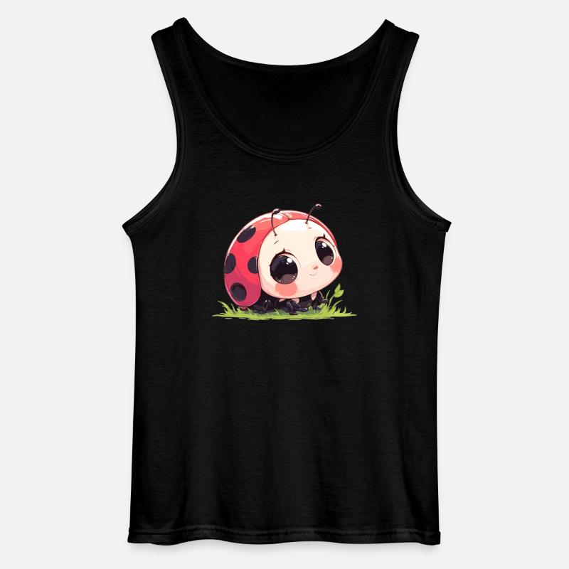 Ladybug Marienkäfer - Gildan Männer Tank Top - Schwarz