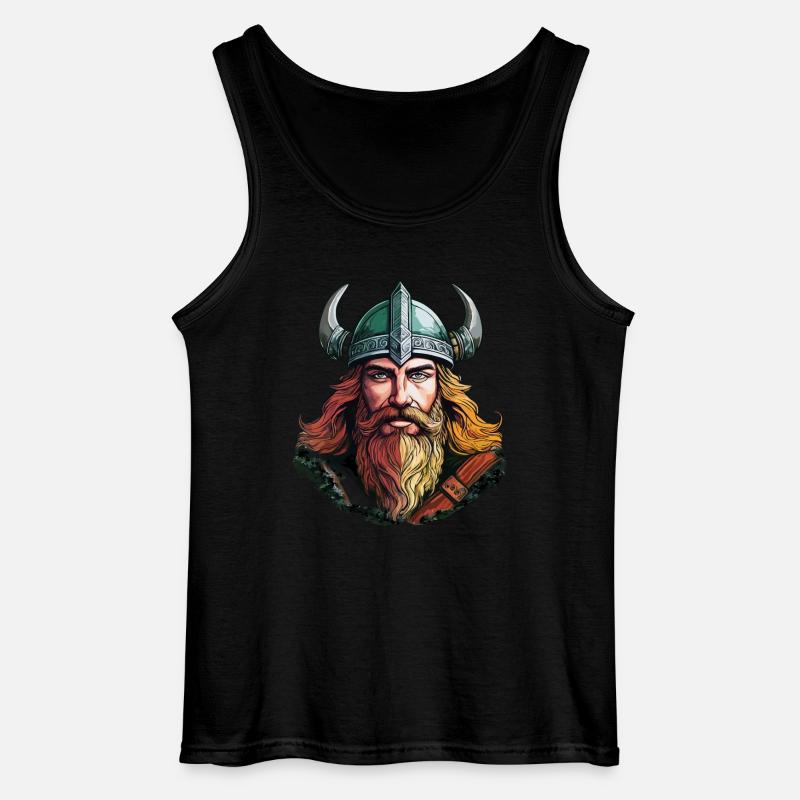 WIKINGER - Gildan Männer Tank Top - Schwarz