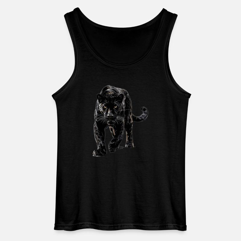 Panthers Panther - Gildan Männer Tank Top - Schwarz