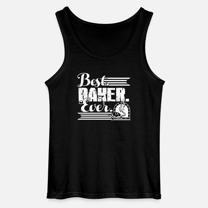 Baker Best Baker Ever - Gildan Men’s Tank Top - black